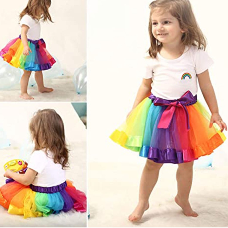 Fete europene și americane Tutu fustă unicorn set de bandă de balet costum de rochie de balet