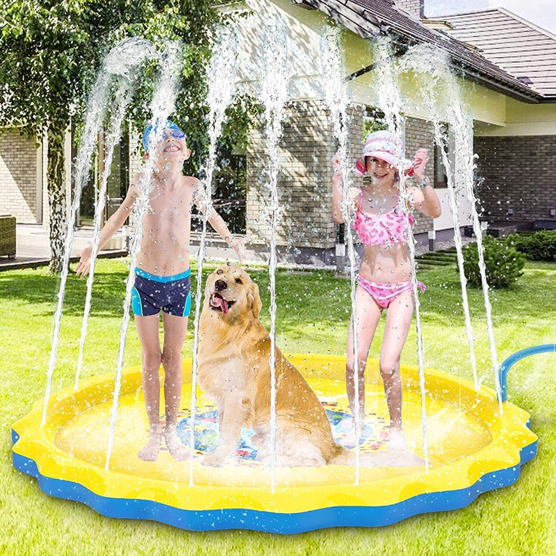 stropitoare gonflabilă mat pentru copii pentru copii splash pad