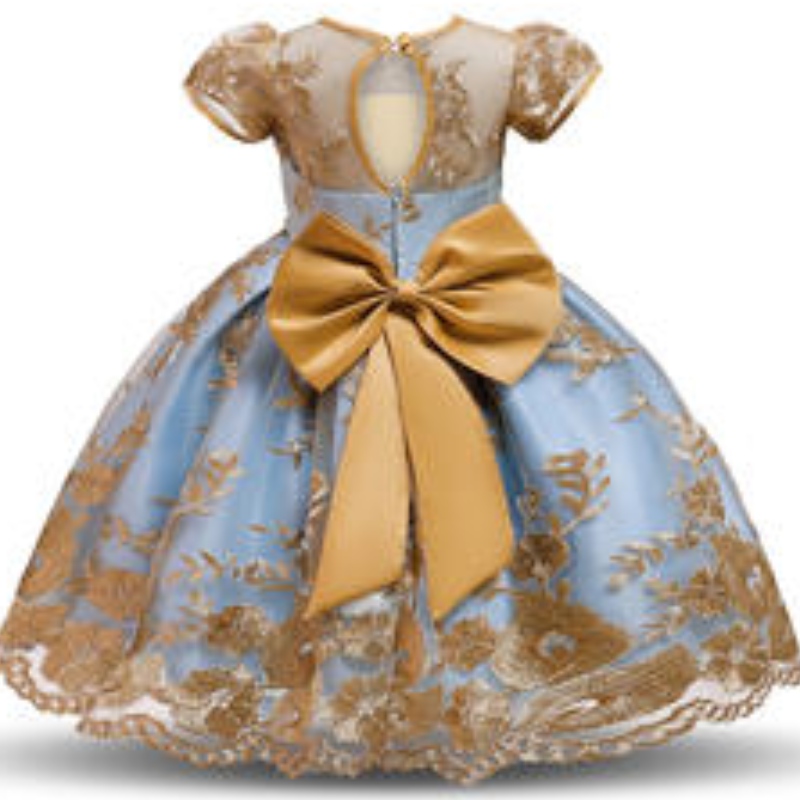 Rochie de vară prințesă rochie de petrecere pentru fete mici rochie de mireasă în stil occidental