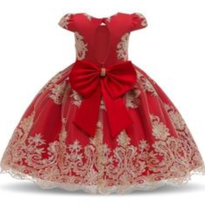 Rochie de vară prințesă rochie de petrecere pentru fete mici rochie de mireasă în stil occidental