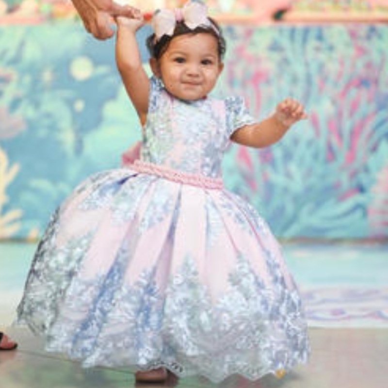 Fabrica de furnizare a copiilor haine de Crăciun Girl Girld Birthday Party Party Lace Princess Girls Nuntanunta rochie formală pentru copii