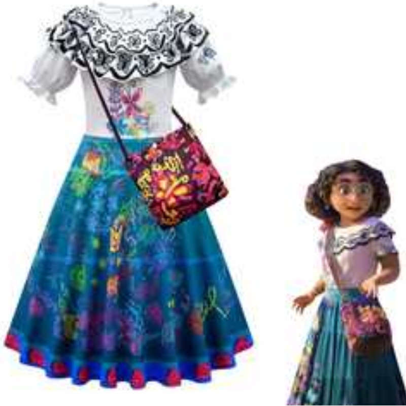 2022 Encanto Girl \\ Setează rochii de stoc din fabrică cu ridicata din fabrică de modă