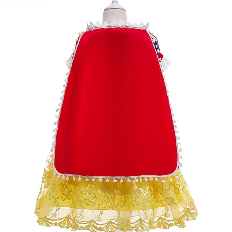 Ansoo 2022 Fancy Girl Princess Rochie Halloween și Crăciun Albă ca Zăpada Cosplay Fancy Rochie