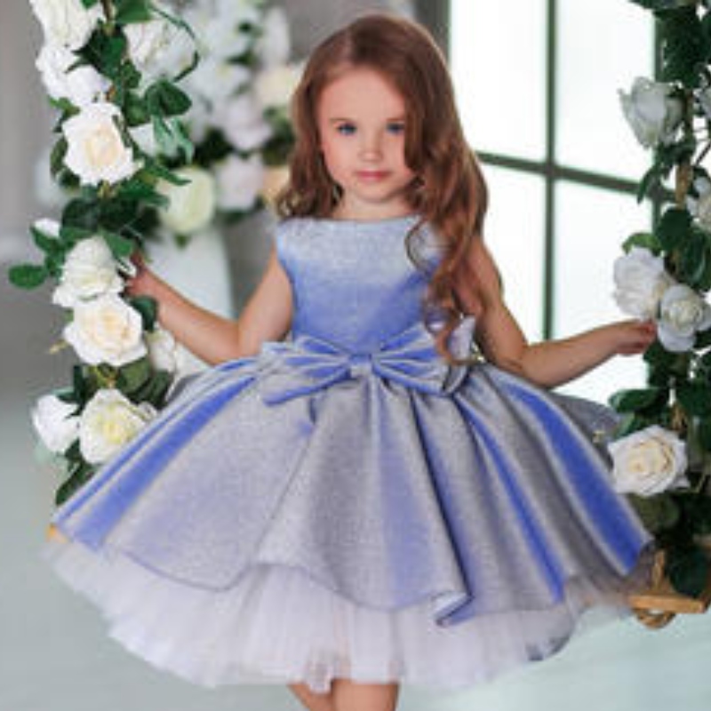 Rochie maxi fără mâneci de lux pentru petrecerea prințesei de lux pentru fete pentru fete seara purtând rochii denaștere de broderie