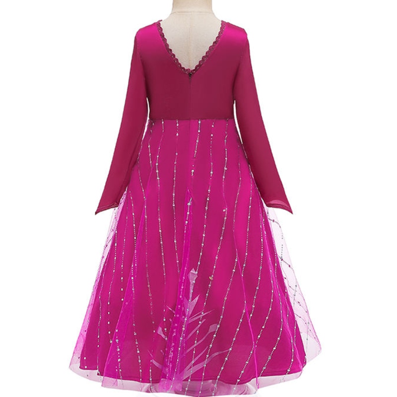 Ansoo Online Halloween Anna Elsa Costum pentru copii rochii Costume Girl Princess Fancy Rochie pentru 2-13 ani fete