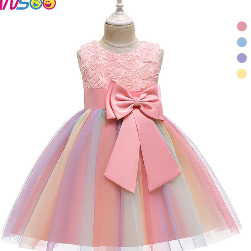 Rochie ansoo pentru fete copii desen animat vestidos copii rochii de tutu rochii de prințese fără mâneci de vară pentru fete