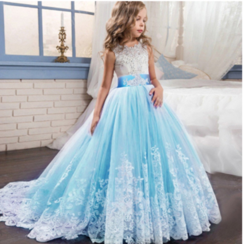 Baigeluxury Design Copii cu ridicata Copii denuntă Rochie Ball Fancy Princess PROM PROCK GIRL Party Party LP-231