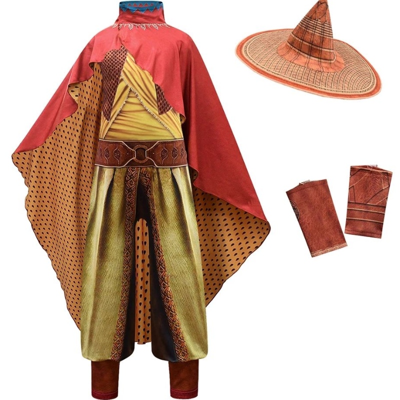 Raya și ultimul costum de dragon pentru fete și adulți de Halloween Carnaval Îmbrăcăminte pentru copii Cosplay Party Raya Dress Up