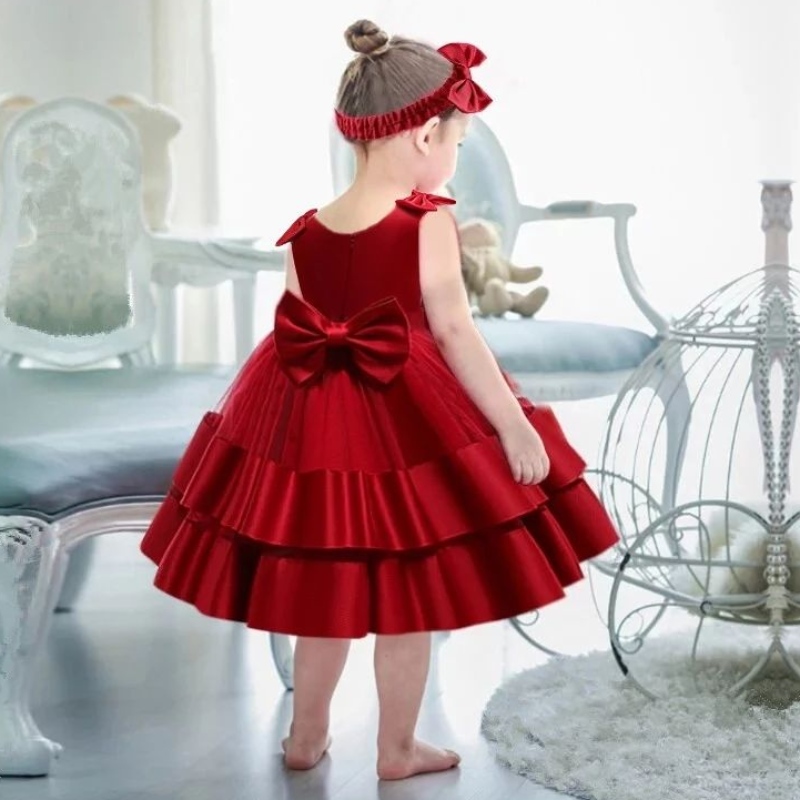 Rochii de botez pentru bebelușinou -născuți pentru fete copii copii mici 1 aniversare botez rochie de tutu vestidos de petrecere pentru copii stratificați