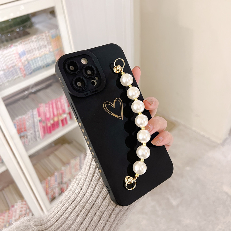 Noul produs se aplică carcasei de protecție Apple iPhone14Pro Pearl Brățară, iar obiectivul este complet protejat și modernizat