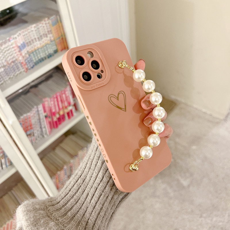 Noul produs se aplică carcasei de protecție Apple iPhone14Pro Pearl Brățară, iar obiectivul este complet protejat și modernizat