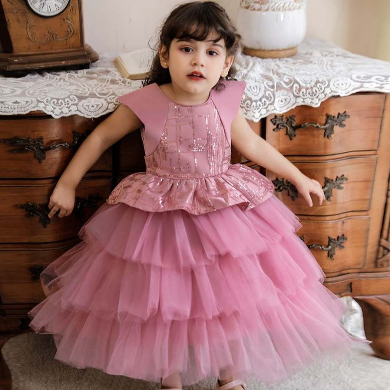 Baigenou design pentru copii mici fetiță prințesa Tulle Tutu rochie pentru copii rochii de petrecere denuntă