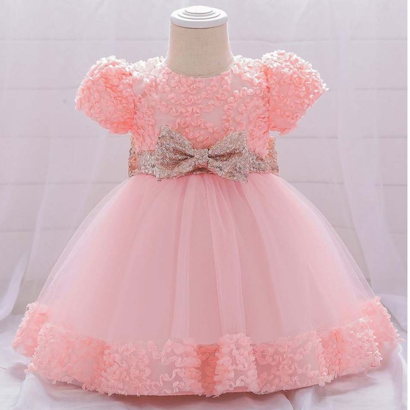 Baige îmbrăcăminte pentru fete rochie de petrecere pentru copii design design prințesă rochii fete denaștere
