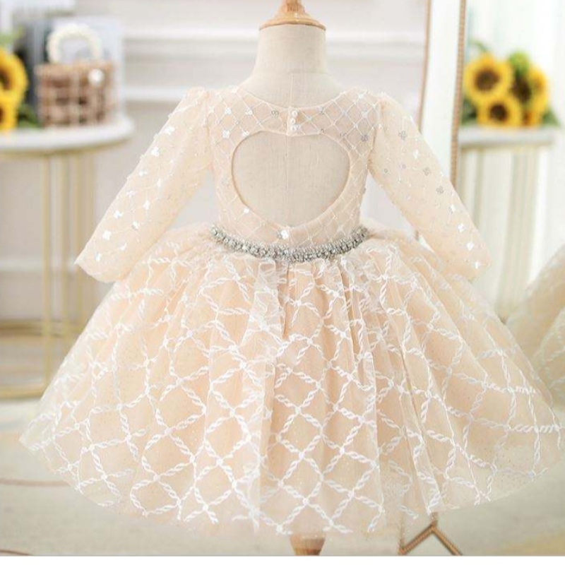 Rochie de seară Baige oem \\ rochie de seară prințesă fetiță pufoasă Fire floare costum de pian gazdă ziua denaștere
