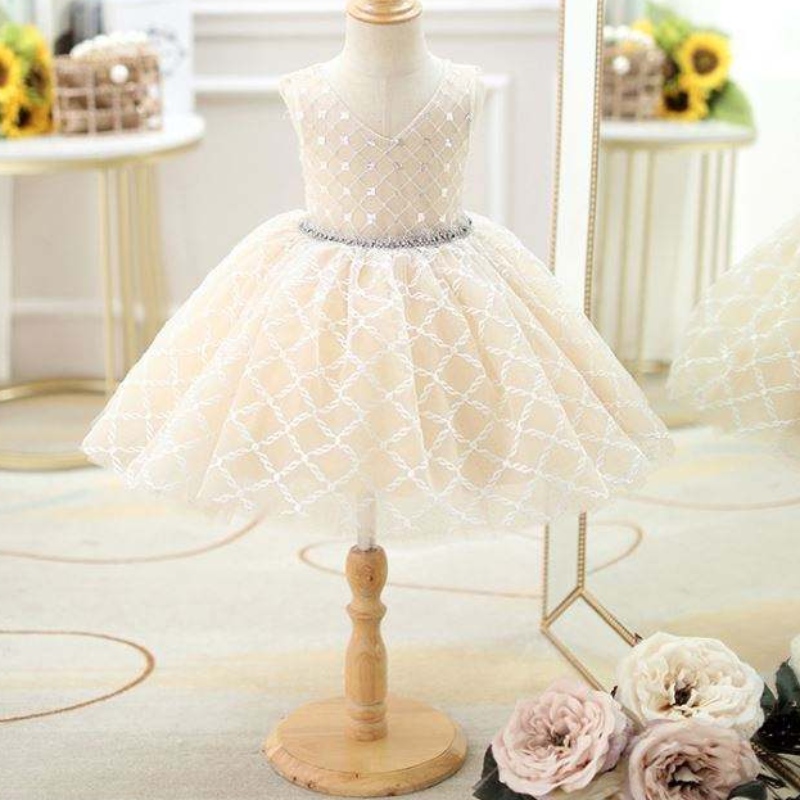 Rochie de seară Baige oem \\ rochie de seară prințesă fetiță pufoasă Fire floare costum de pian gazdă ziua denaștere