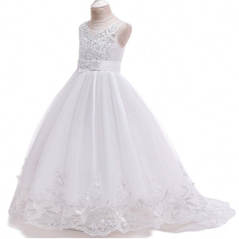 Baige fantezie fetițe rochii de diamante rochii de petrecere puffy maxi pentru copii pentru copii lungi rochii de bile maxi