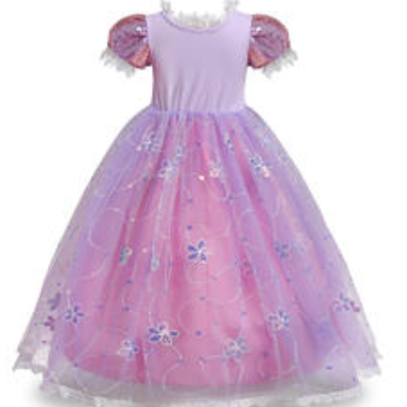 Rochie pentru fete din dantelă cu paiete în încurcătură carnaval costum Copiii de Halloween Halloween Christmas Robes Kids Cosplay