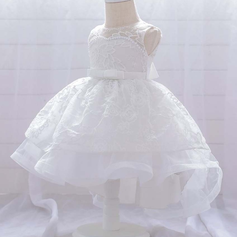 Lace Net Frock Designuri de îmbrăcăminte denuntă fete se potrivește cu coada lungă coadă de zi denaștere T1939xz