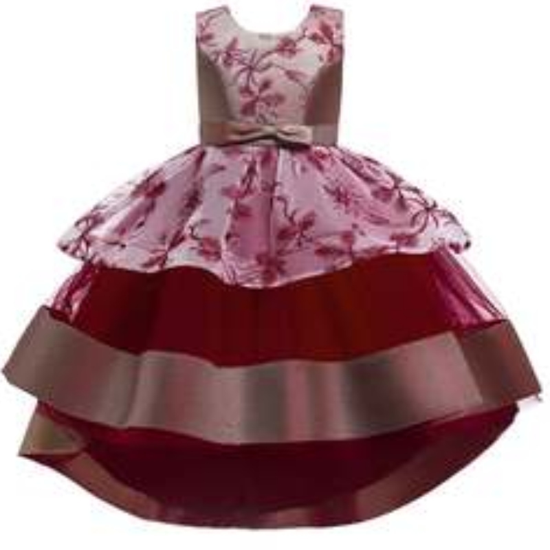 GETHE FLORIED FLOARE DOCHI DE FLOARE PENTRU PAGEANT PARTEA ROCK BALL PROM PROM PRINCESĂ Rochii de mireasă
