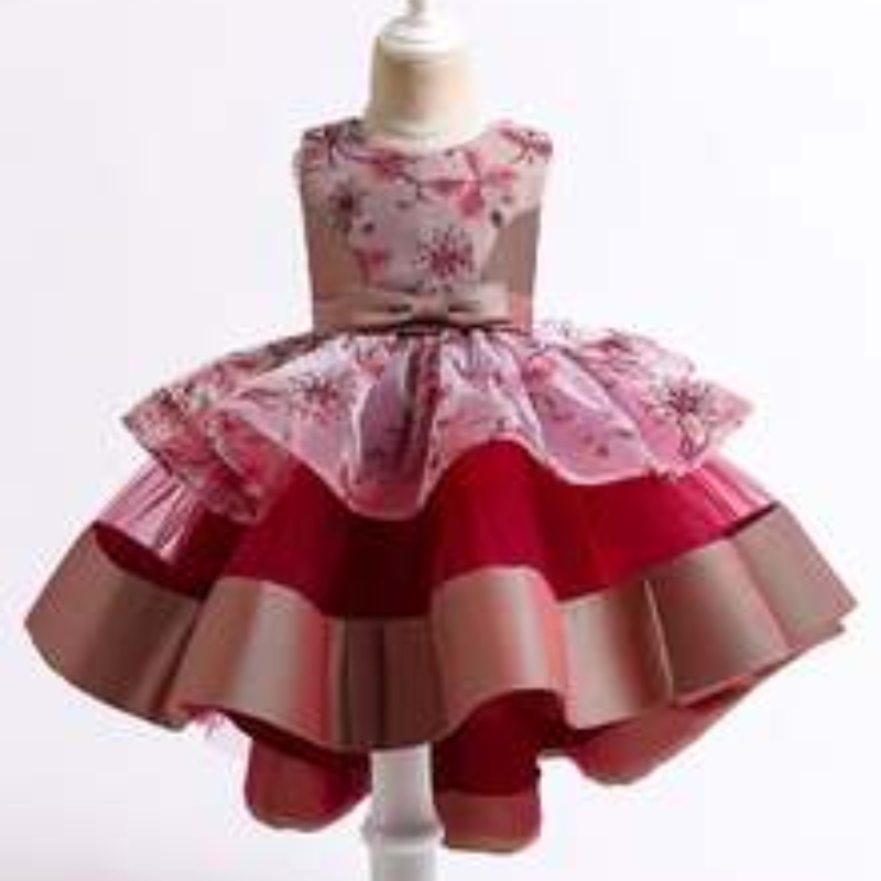 GETHE FLORIED FLOARE DOCHI DE FLOARE PENTRU PAGEANT PARTEA ROCK BALL PROM PROM PRINCESĂ Rochii de mireasă