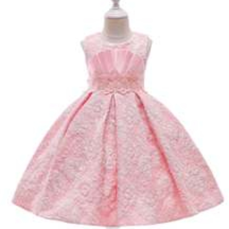 AIGE New Fashion Stylejacquard Frocks Copii Flori Fată de Flori de 3-12 ani Rochii pentru fetiță L5253