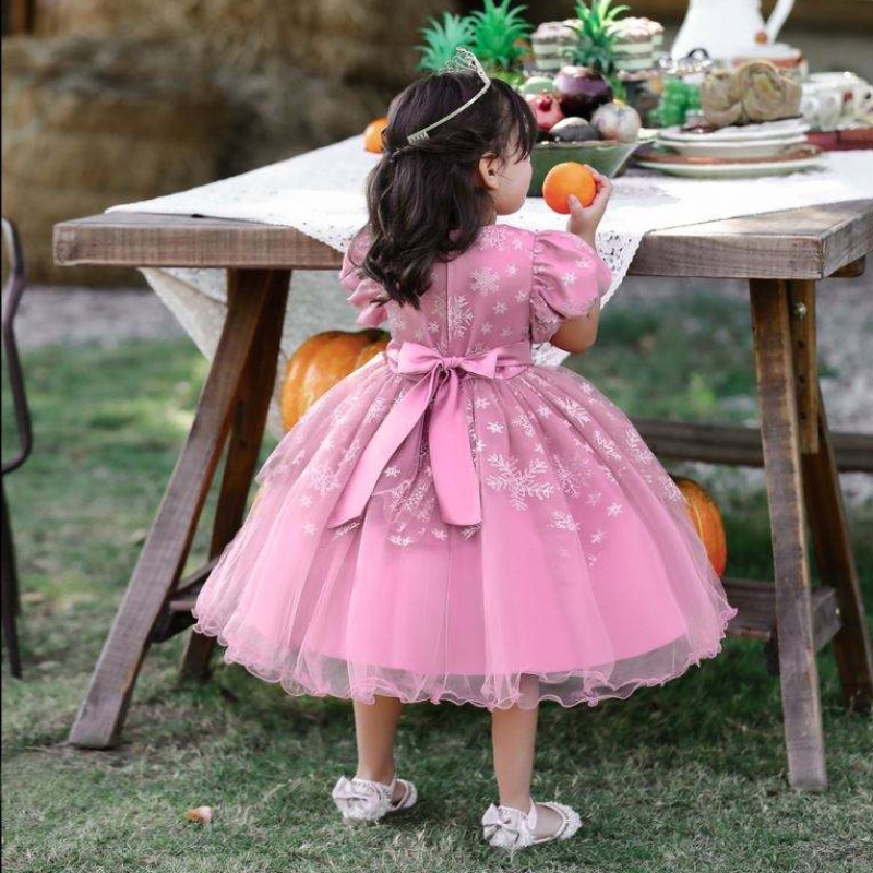 Baige Children Partynunta fetelor rochie de ziua denaștere pentru copii elegante rochie prințesa prințesa fulgi de zăpadă rochie de bal