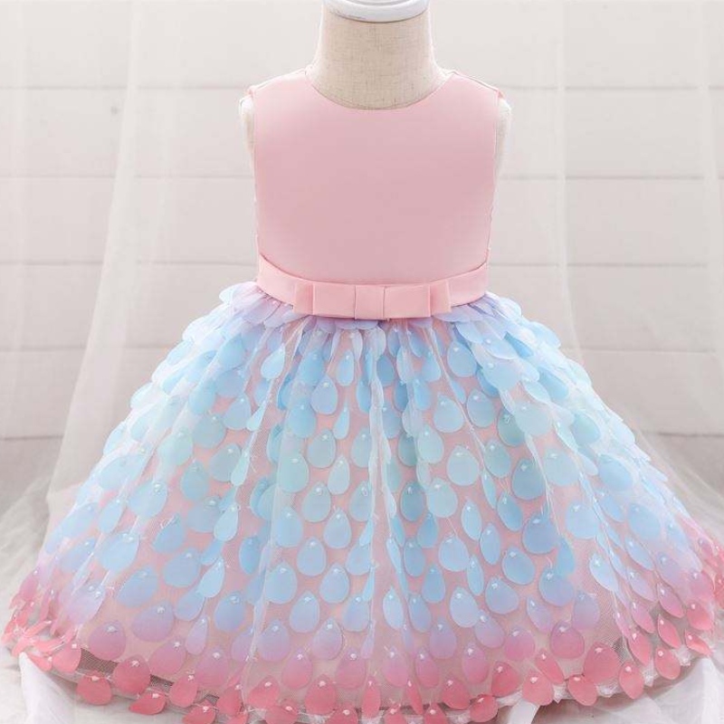 Rochie de petrecere pentru fete Copii pentru copii Rochie fără mâneci pentru bebeluși L1925xz