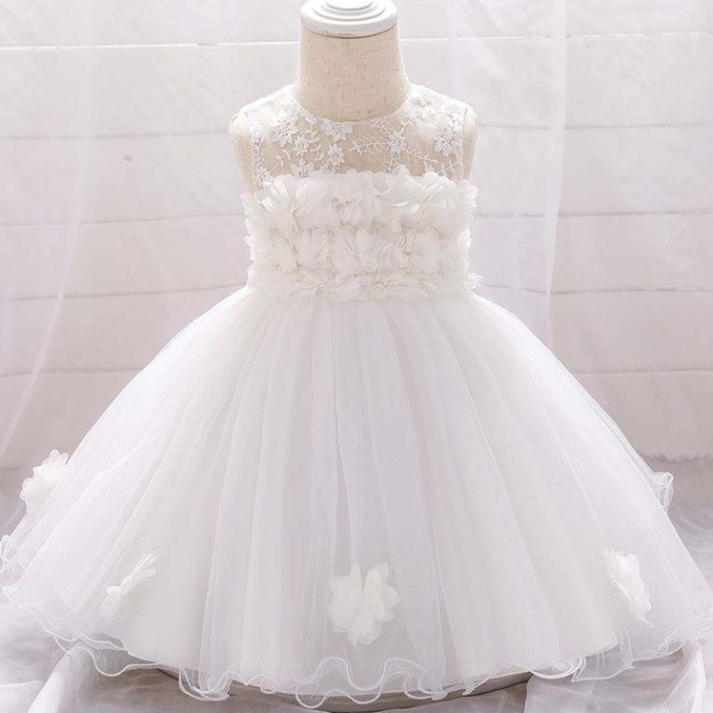 Baige New Frock Designs Girls \\ Îmbrăcăminte pentru copiinou -născuți pentru copii Părtare poartă rochie de botez l1920xz