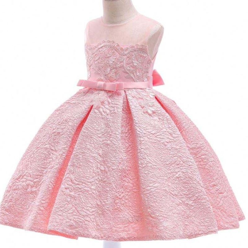 Baige Hot Selling Kids Girs Party Party Purtați îmbrăcăminte Copii pentru prima dată Comunică rochii de petrecere de seară