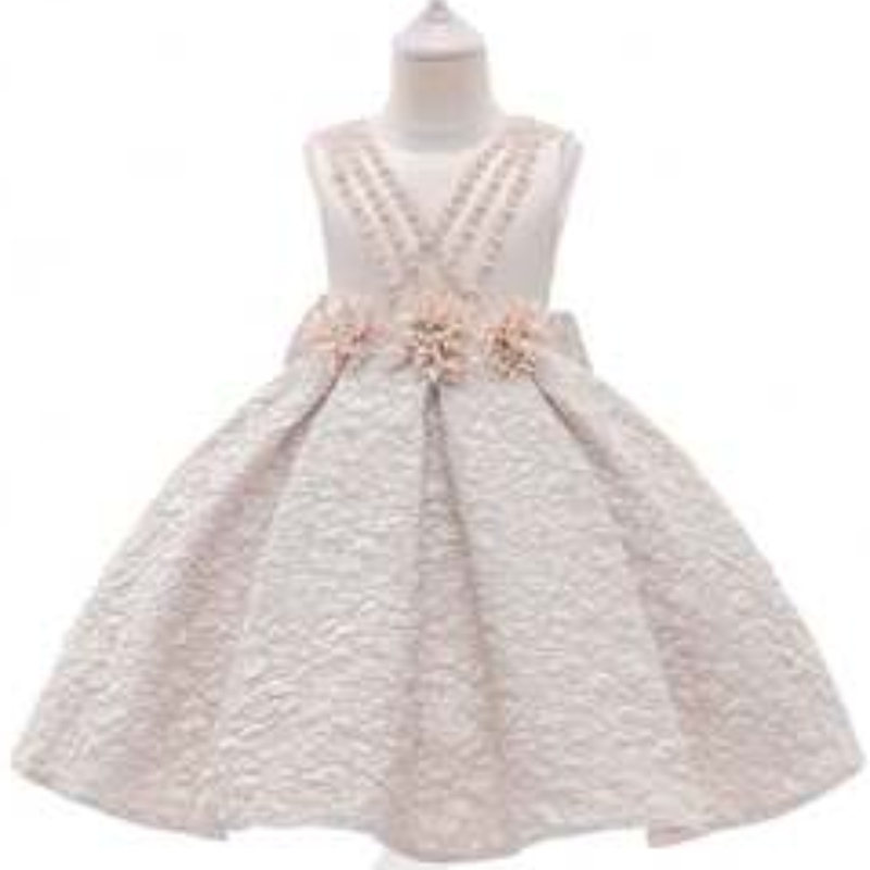 Rochii de petrecere de la modă de înaltă calitate Baige Cele mai recente copii Dress Dress Ghermment T5176