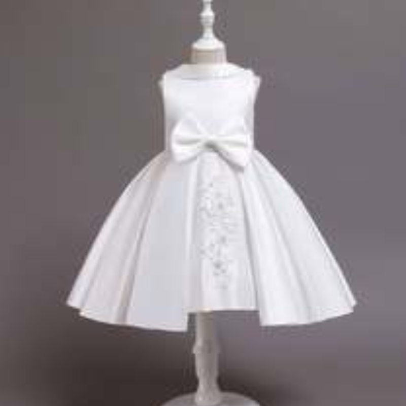 Baige Flower Girl Evening Girls Girls Catwalk Birthday Prințesa Rochie Western Style Little Firty Piano Rochie 68040