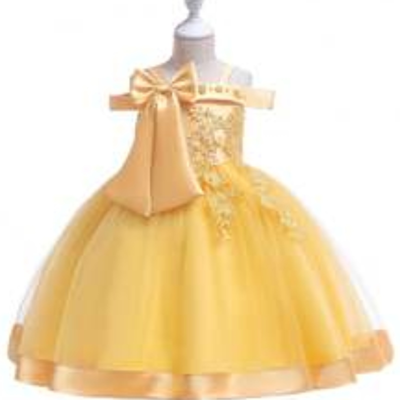 Rochii de mireasă pentru copii Baige poze pentru copii rochie cu flori pentru copii design l5081
