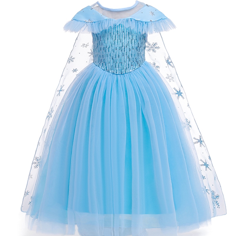 Baige Produsnou prințesă Costum Kids Masquerade Elsa Anna Fashion Girl Costum Party Party Girls