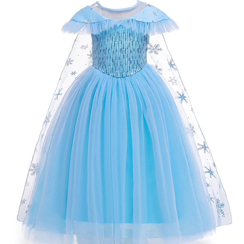 Baige Produsnou prințesă Costum Kids Masquerade Elsa Anna Fashion Girl Costum Party Party Girls