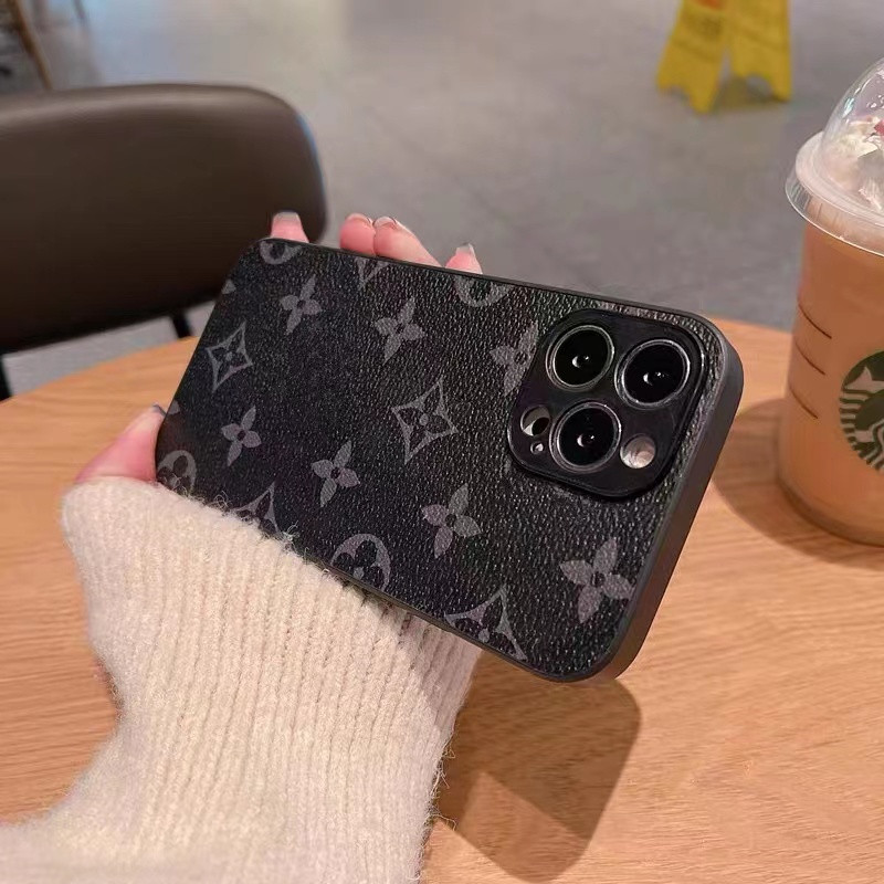 Noul produs este potrivit pentru carcasă de telefon mobil de lux Apple iPhone14Pro și Big Brand Imitație din piele Fall Fall Protective Mobile Telefon