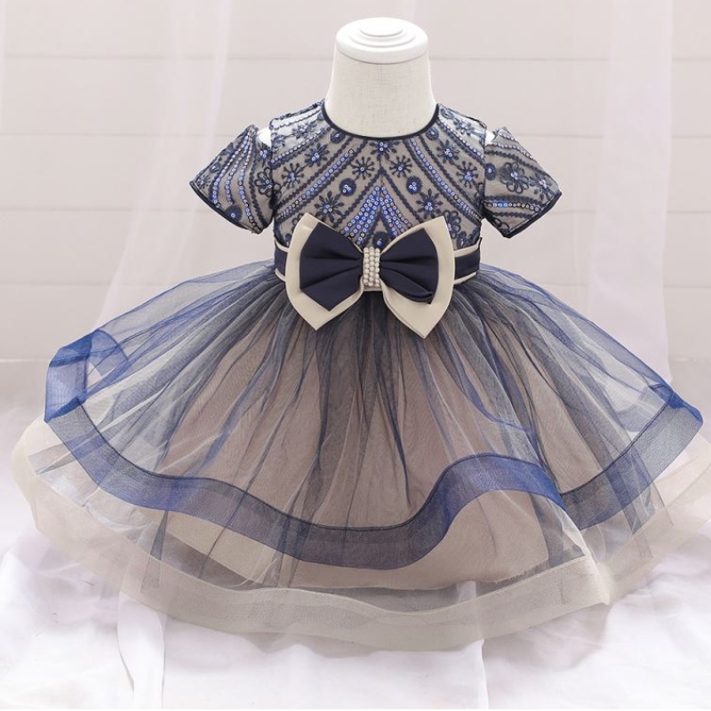 Hot Sale Vânzare Poze pentru bebeluși Rochii Ball Copii pentru copii Petrecere de onoare Domnule Domnule L1930XZ