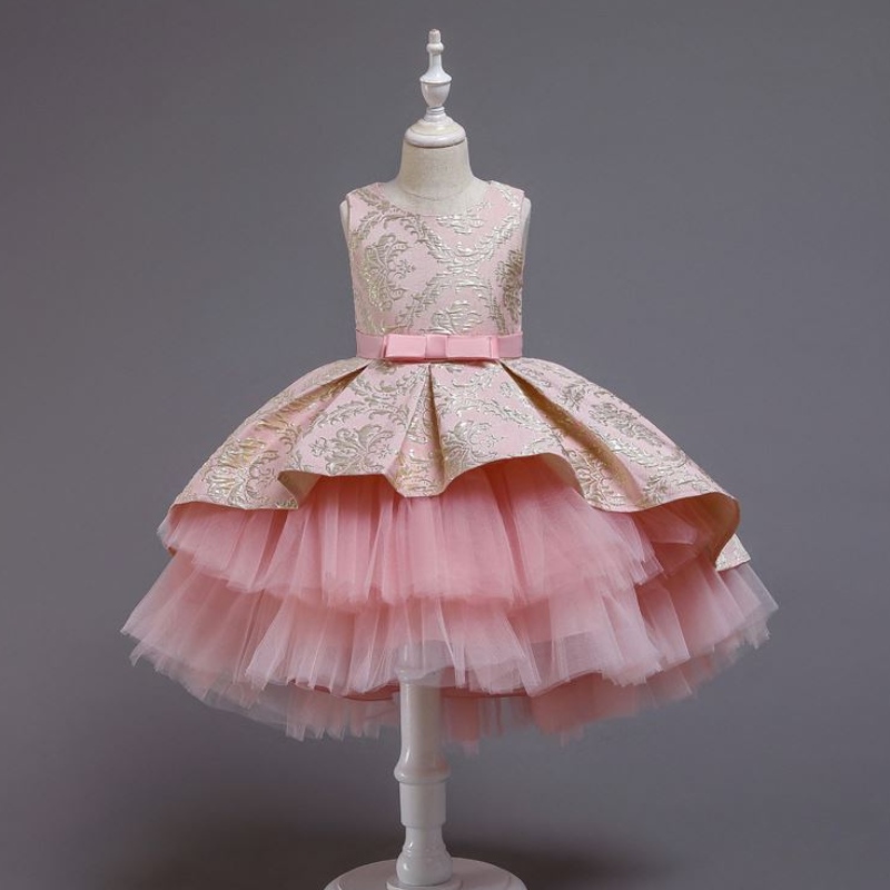 New Fashion Kids Îmbrăcăminte Rochii pentru copii stratificate Copiii denaștere pentru ziua denaștere Rochie de mingtă 2171