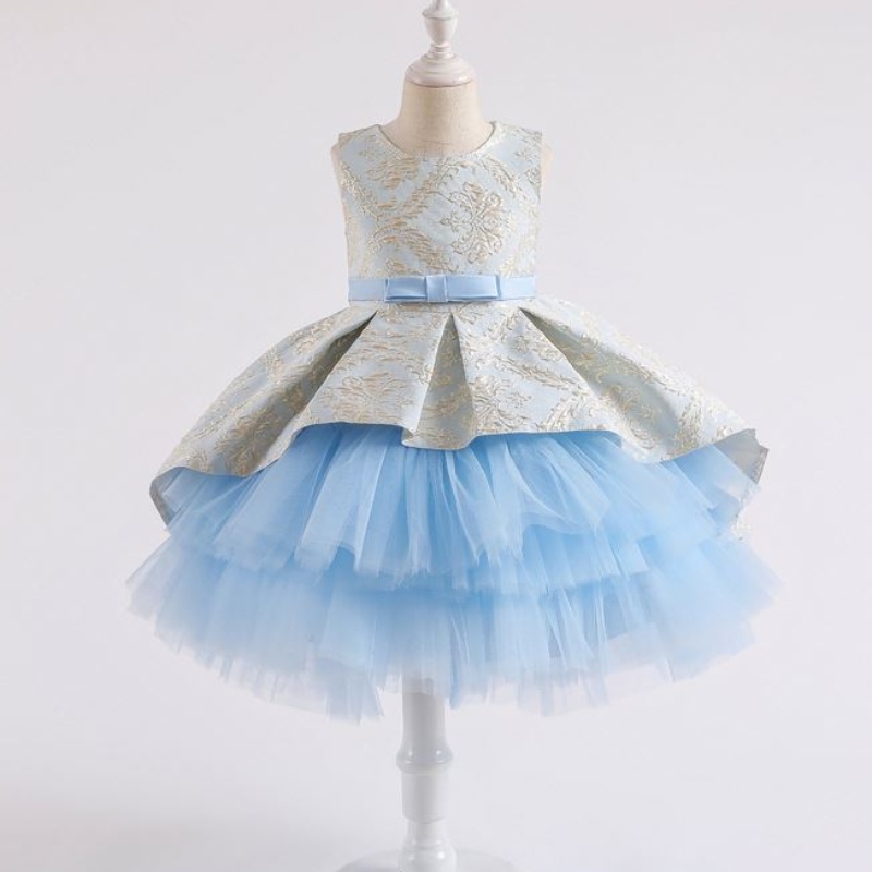 New Fashion Kids Îmbrăcăminte Rochii pentru copii stratificate Copiii denaștere pentru ziua denaștere Rochie de mingtă 2171