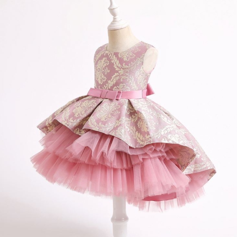 New Fashion Kids Îmbrăcăminte Rochii pentru copii stratificate Copiii denaștere pentru ziua denaștere Rochie de mingtă 2171