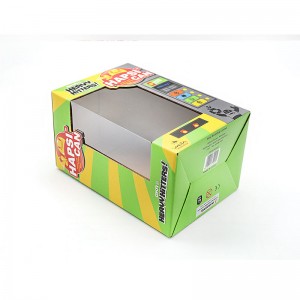 Jucării electronice cu casetă ondulată ambalaj de hârtie imprimare transparentă design de fereastră de înaltă performanță