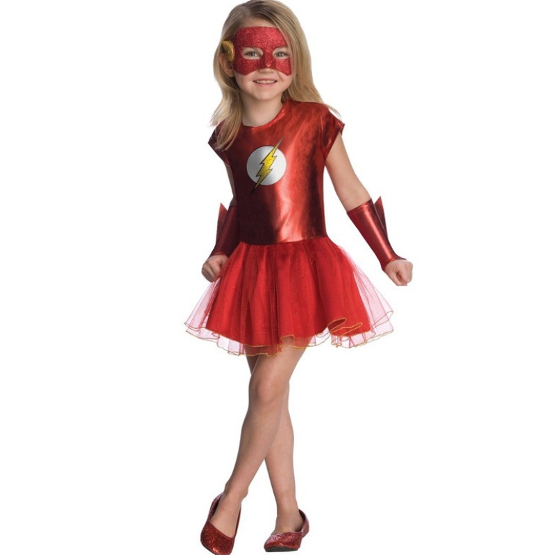 Supereroi pentru copii Flashman Halloween Costum Fete Prințesa Diana Dress-Up Cadouri Cos Set rochie