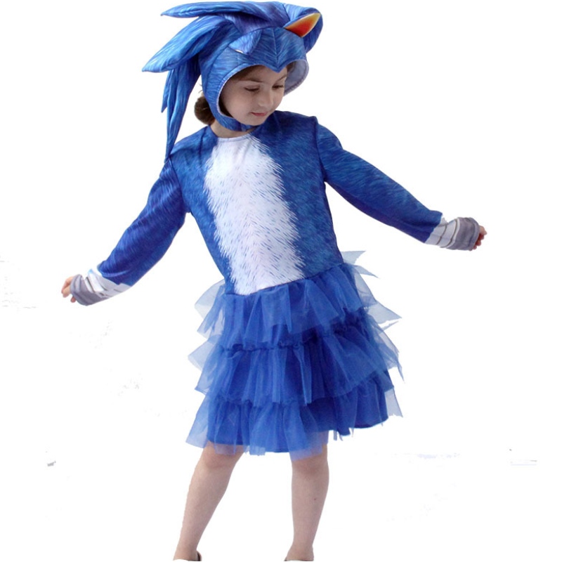 Copii \\ Day Sonic Hedgehog Girls Cosplay îmbrăcăminte și rochie costum pentru copii