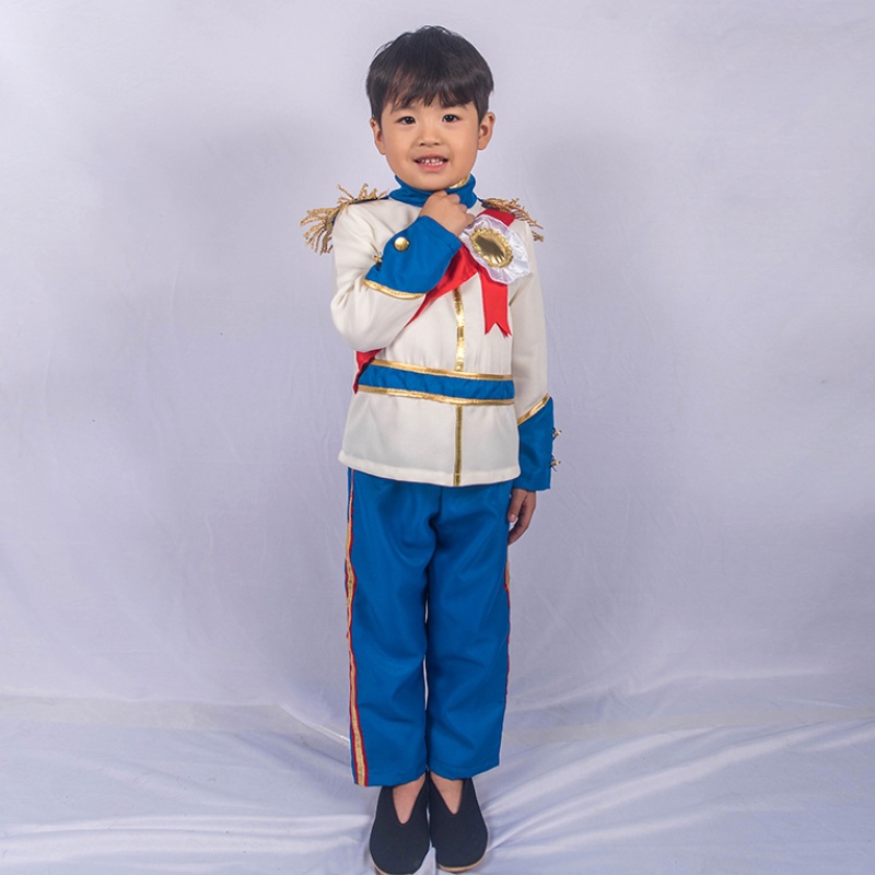 Halloween de Crăciun Cosplay Party Outfits Fancy Dress Up Kids Băieți Medieval Prinț Costum King King