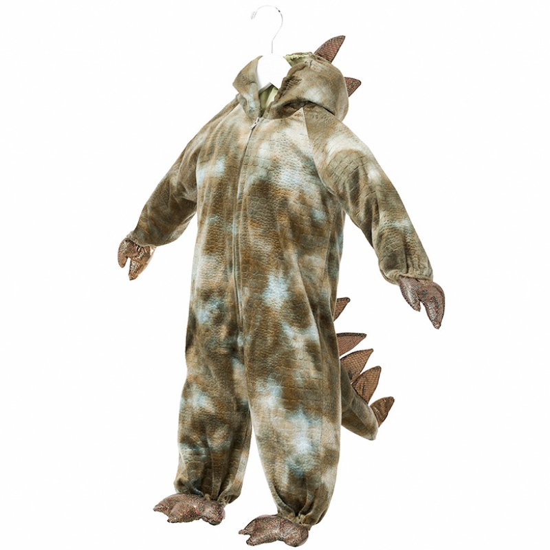 Costum de cosplay dinozaur de înaltă calitate pentru copii petrecere de Halloween Tyrannosaurus rex salopetă pentru copii