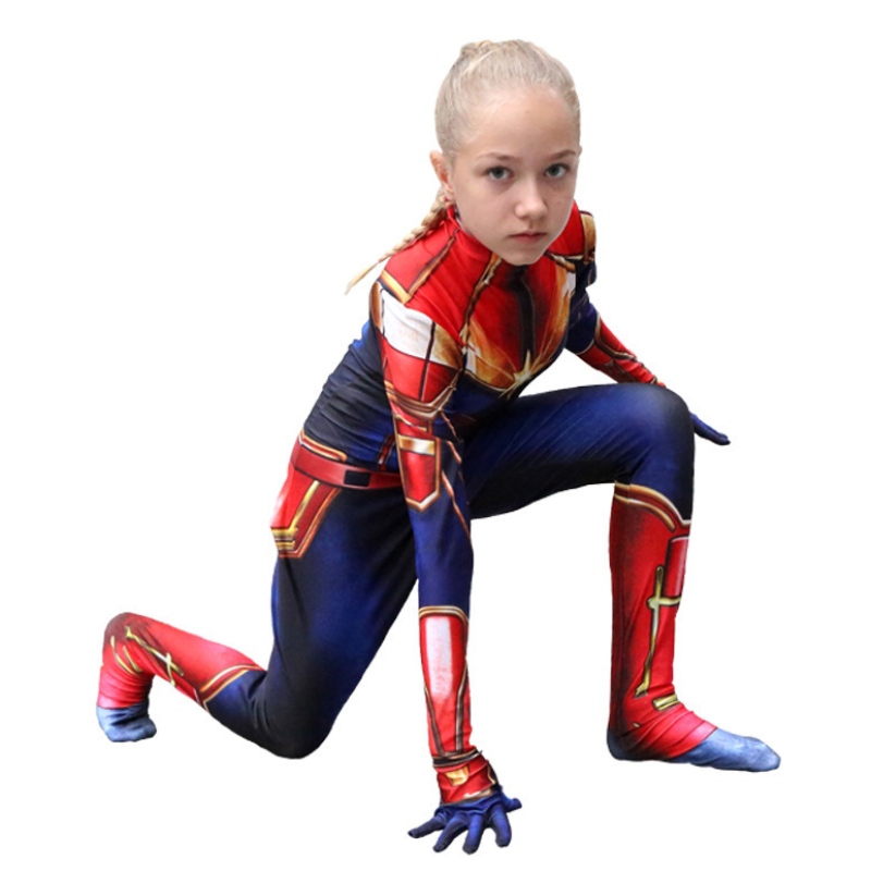 Film Hot Sale Party Superhero 3D tipărit de Halloween Cosplay Costume pentru fete