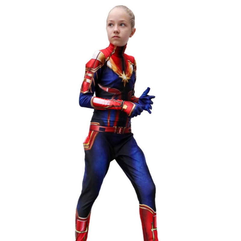 Film Hot Sale Party Superhero 3D tipărit de Halloween Cosplay Costume pentru fete