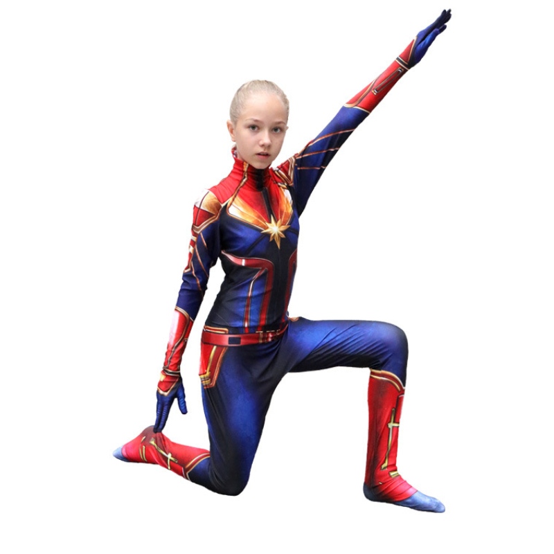 Film Hot Sale Party Superhero 3D tipărit de Halloween Cosplay Costume pentru fete