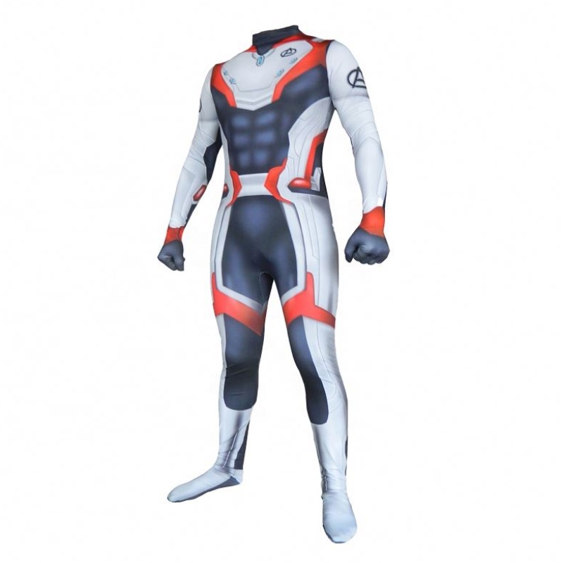 Ecoparty New Style Avenger 4 Endgame Quantum Realm Cool Superhero Cosplay Zentai Body Suplii pentru bărbați Adulți Costume