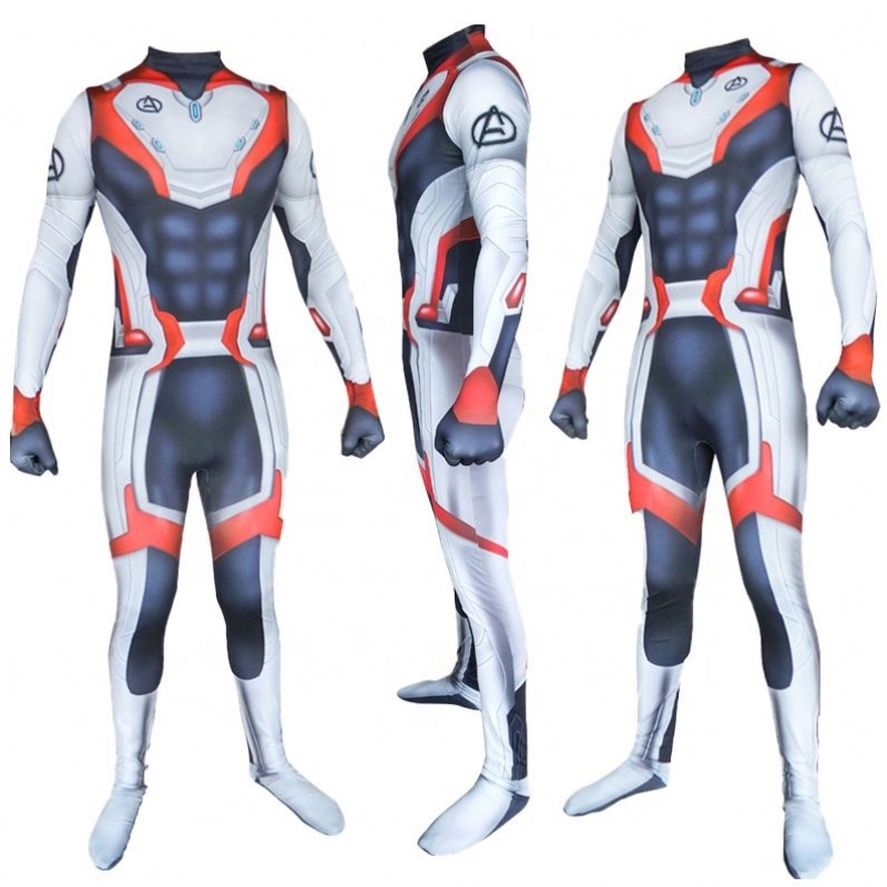 Ecoparty New Style Avenger 4 Endgame Quantum Realm Cool Superhero Cosplay Zentai Body Suplii pentru bărbați Adulți Costume