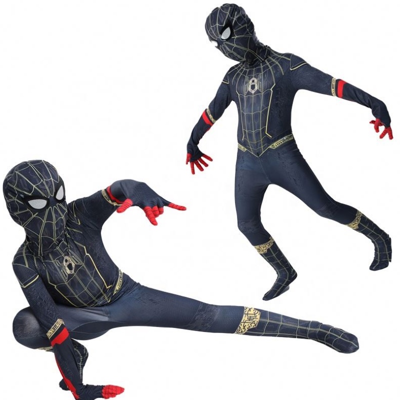 Fabrica Plus Size SALLOWEEN COSPLAY SETS COSPLAY BLACK SPIDER MAN COSTUME NOUTUMES